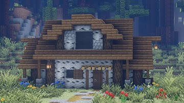 Minecraft | How to Build a Birch Starter House [Tutorial]