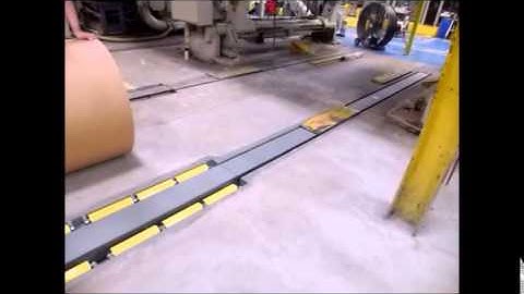 Harmax DROP Squaring station test with diff size rolls