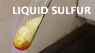 Liquid Sulfur