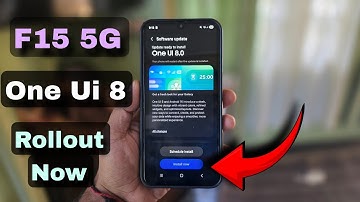 Samsung F15 5G One Ui 8.0 Update rollout  🔥 How to install One ui 8.0 full process 