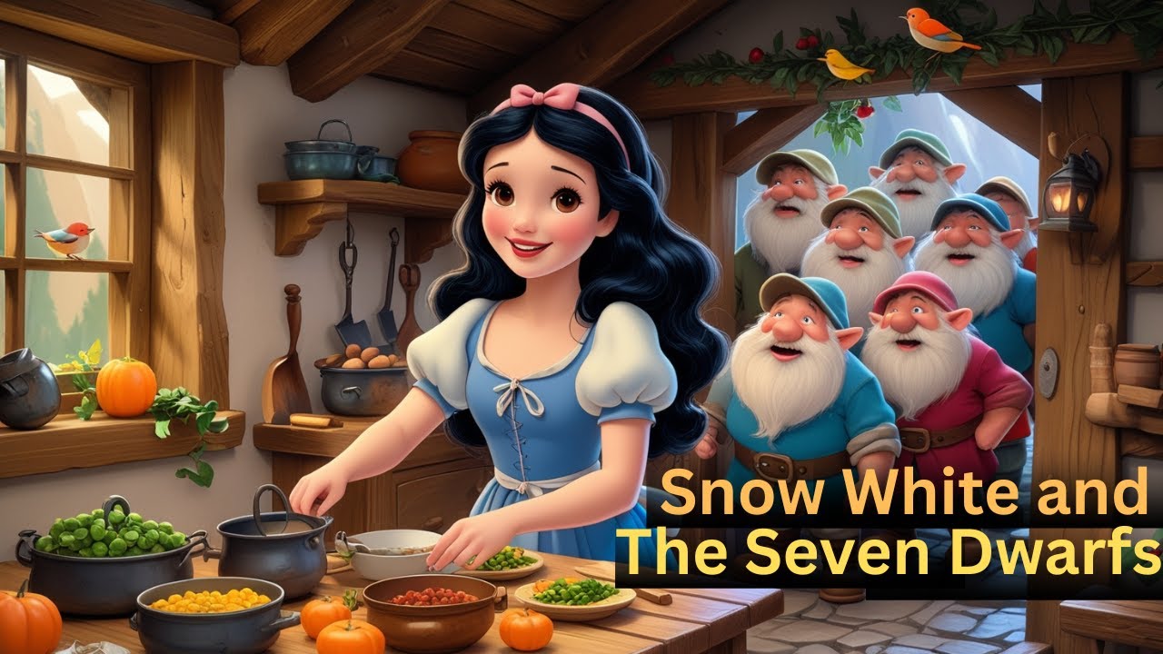 Snow White and the Seven Dwarfs | Kids Bedtime Story 👑 - YouTube