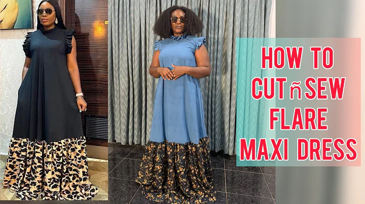 How To Make Maxi Dress For Beginners | Maxi Dress Tutorial | Maxi Dress Cutting And Stitching