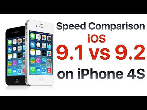 iPhone 4S iOS 9.1 vs iOS 9.2 (Final Release)