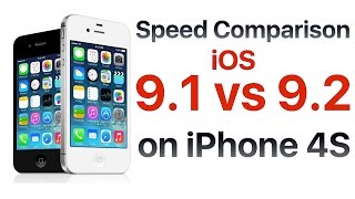 iPhone 4S iOS 9.1 vs iOS 9.2 (Final Release)(iOS 9.2 was finally released today (12-08-15). Strangely enough it has the same build number as iOS 9.2 Beta 4 did (13C75). Hopefully they did not release ..., 2015-12-09T08:18:18.000Z)