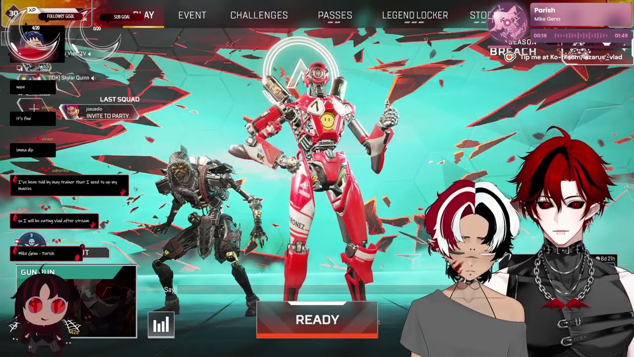 SKY CARRY ME!!! Apex Legends ❤️🦇 [4/18/26] - YouTube