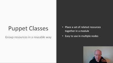 Automating IT Infrastructure with Puppet 5.0 - Hands-On!: Defining Classes|packtpub.com