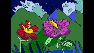 Flower test animation