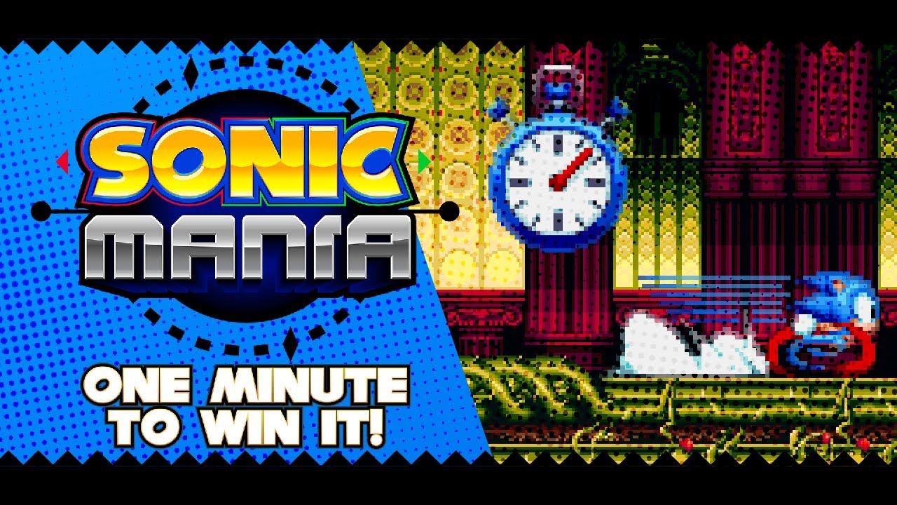 Sonic Mania: One Minute to Win it! [Challenge] - All Stages Run (4K/60fps)