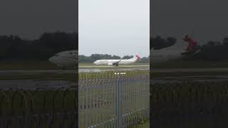 Air Niugini Boeing at Stingray Momote Airport