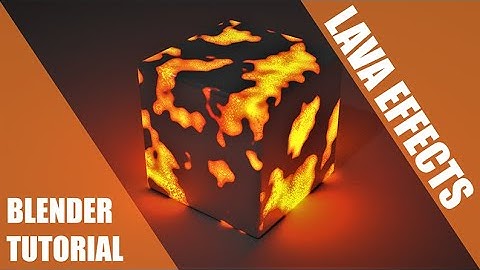 Realistic Lava Effects Tutorial (Blender 2.8\3.0)