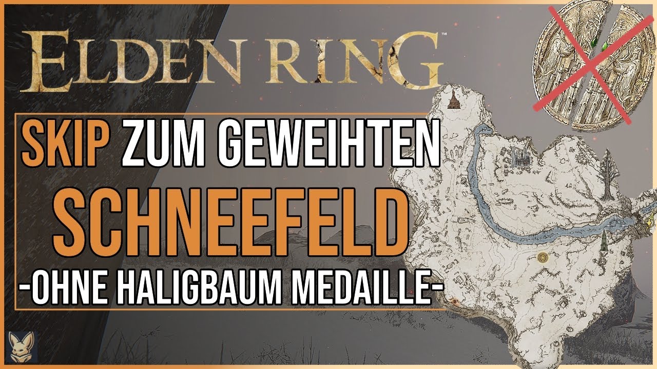 Elden Ring Geweihtes Schneefeld Skip | ohne geheimes Haligbaummedaillon ins geweihte Schneefeld 1.10