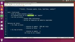 fork(). Parte I: ,Creación de un nuevo proceso, hijos, padres, zombies y huérfanos