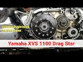 Yamaha XVS 1100 Drag Star замена дисков сцепления