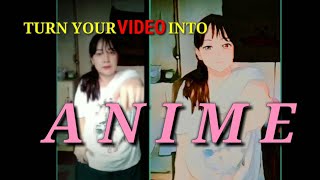 HOW TO MAKE YOURSELF INTO ANIME / CAPCUT ANIME EFFECT TUTORIAL screenshot 5