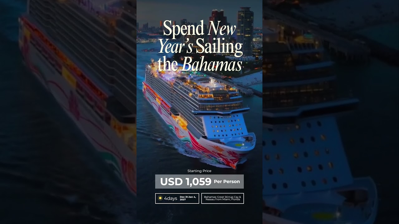 Norwegian Joy Bahamas NYE from Miami — from $1,059 #Shorts