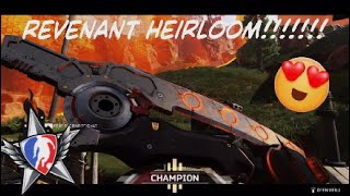 I GOT THE REVENANT HEIRLOOM!!!! - First win with NEW Revenant Scythe!