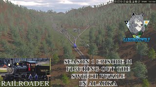 Figuring Out the Switch Puzzle in Alarka | Railroader Season 1 Episode 91