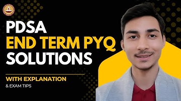 IITM PDSA End Term PYQ Explained!