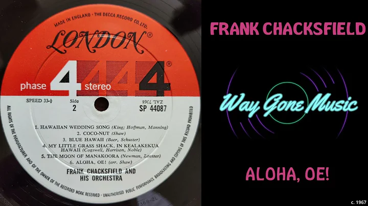 Frank Chacksfield - Aloha, Oe!
