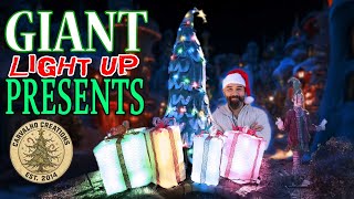 Giant Whoville Presents From Chicken Wire?! (Fast DIY Outdoor Decor)