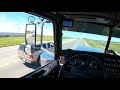 Peterbilt 389 glider hauling a Deere 850K dozer