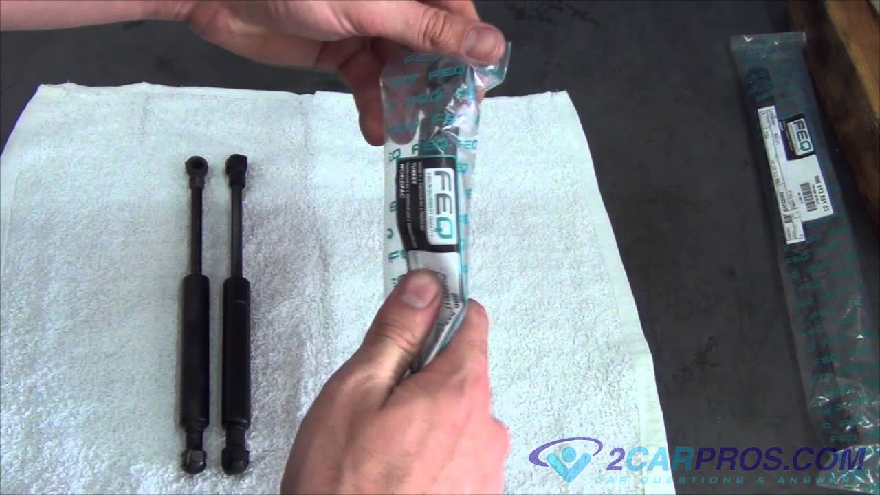 Front Hood Strut Replacement Porsche Carrera 911 19992004 YouTube