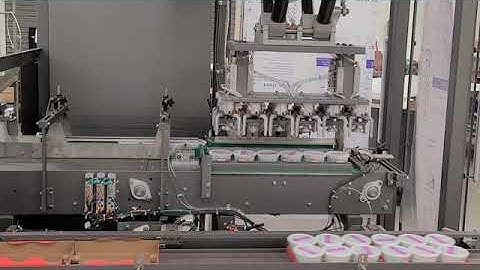 Robotic packer for dairy cups- From A-B-C Packaging Machine