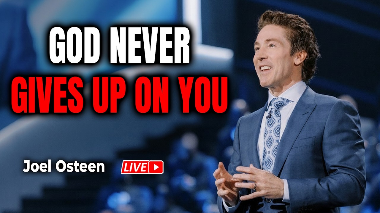 Joel Osteen 2026 Live Today 🔴 God Never Gives Up On You 💝🎁 Best Sermons For You!