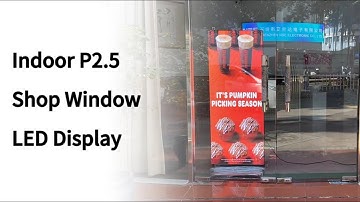 Super High definition P2.5 Shop Window LED Display Screen #nseledcloud #nseled #nseledeurope