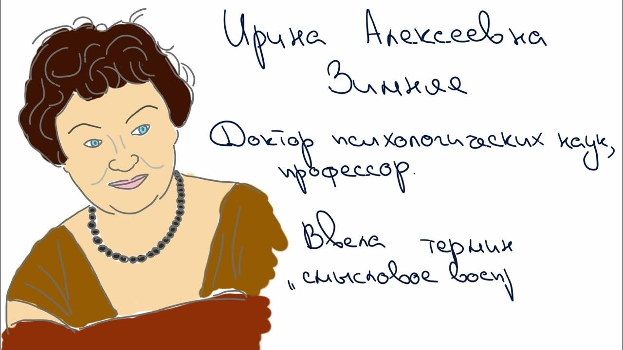 Зимняя Ирина Алексеевна - YouTube