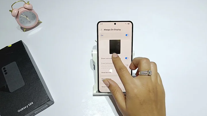 Fix always on display problem in samsung galaxy s24 ultra | samsung galaxy me aod photo kaise lagaye