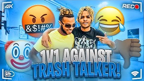 Trash Talker Gets EXPOSED! (1V1 BASKETBALL)