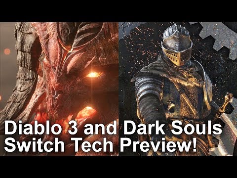 Dark Souls + Diablo 3 on Switch: First Look at Handheld Gameplay