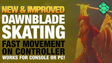 Destiny 2 Warlock - *IMPROVED & EASIER!* Icarus Dash Skating with Controller on Console or PC