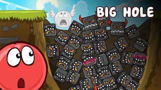 Red Ball 4 But It's A God Mode | Red Ball Falls Into a BIG HOLE! 😱 screenshot 2