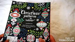 Christmas patterns to colour Usborne