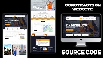 Full stack web development source code | contraction website source code by vitual gibon.