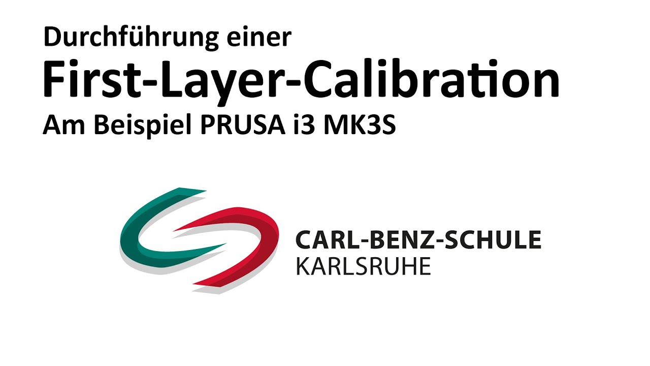 First Layer Calibration PRUSA i3 MK3S - YouTube