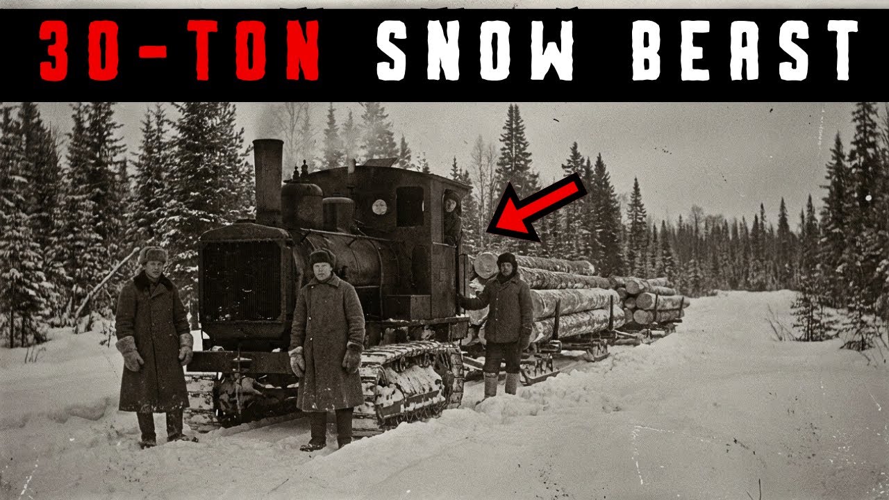 The 30-Ton American Beast: The Largest Skidder That Tore Through America's Forests In Snow