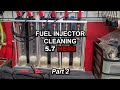 Fuel injector cleaning 5.7 HEMI. Part 2 / Чистка топливных форсунок 5.7 HEMI. Часть 2