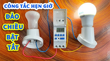 Cách Đấu Và Cài Đặt Công Tắc Hẹn Giờ Điện Tử THC15A Đảo Chiều Bật Tắt Tự Động
