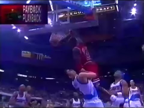 What Pros Wear: Michael Jordan Crushes Bob Sura with Poster Dunk