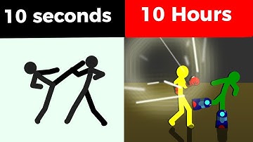 Animating Ultimate Stick Fight In 10 Seconds Vs 10 Hours | Sticknode