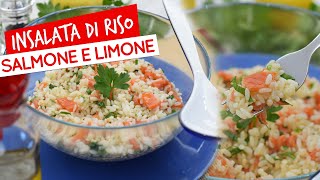 Insalata di riso salmone e limone: ricetta facile e leggera