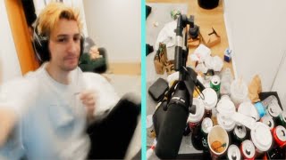 Xqc Shows His Dirty Room
