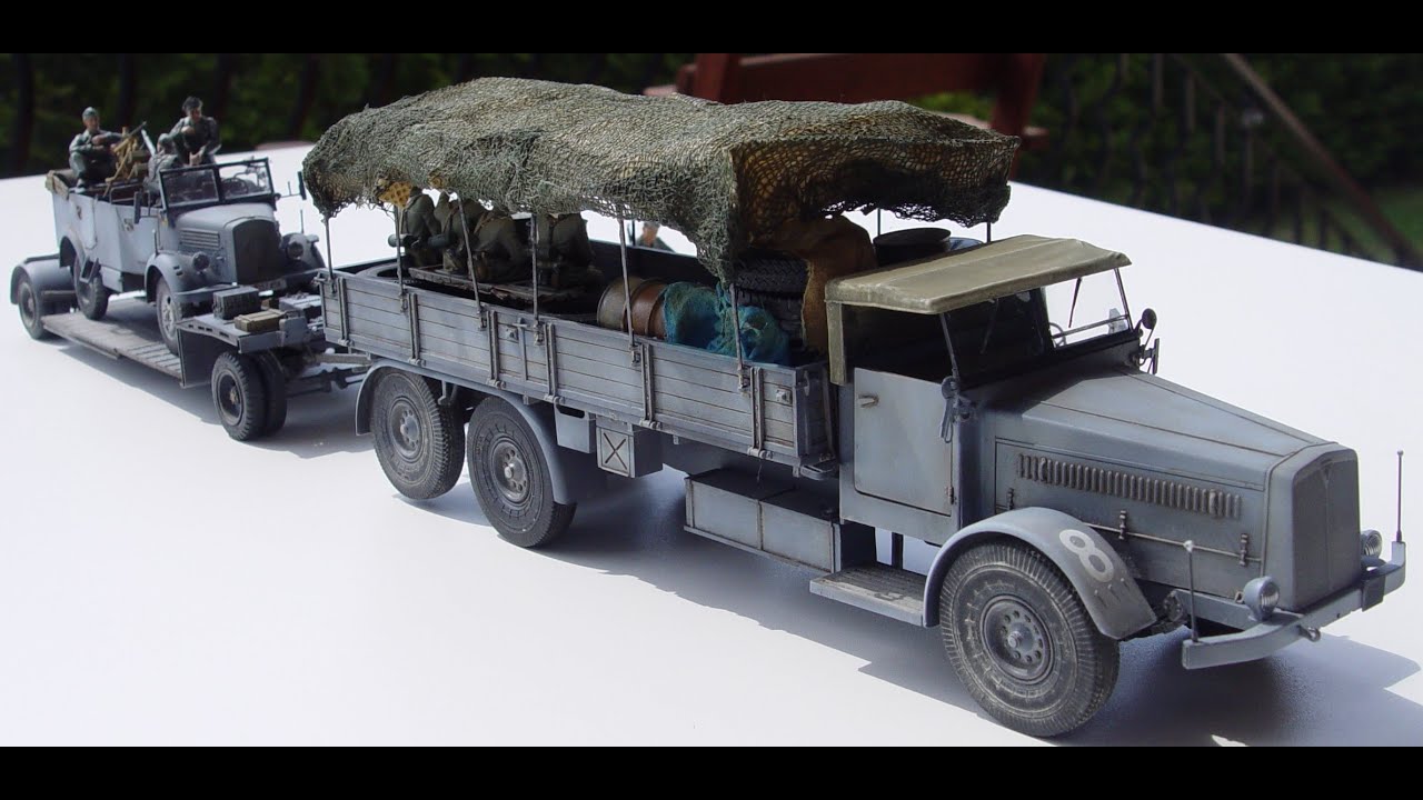 1/35 ダスヴェルクFAUN L900 Sd.Ah.115 戦車 模型 Faun L900 incl. Sd.Ah.115 - Das Werk Scale Models