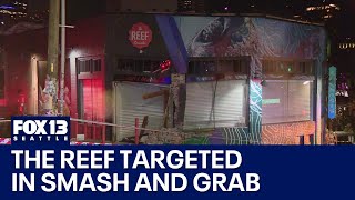 Attempted pot shop smash-and-grab burglary shuts down Seattle street