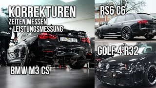 LEVELLA | Korrekturen | BMW M3 CS, Audi RS6 C6, Golf 4 R32  - Zeiten Messen / Leistungsmessung