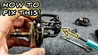 Baitcaster Repair - How to Replace a Damaged Pawl (THIS IS WHY YEARLY MAINTENANCE IS IMPORTANT)