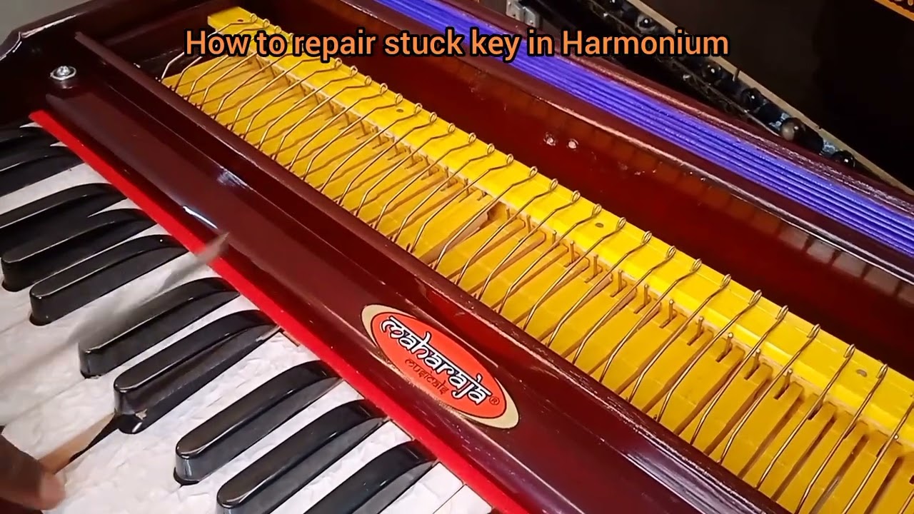 How To Repair Harmonium's Stuck Key Note